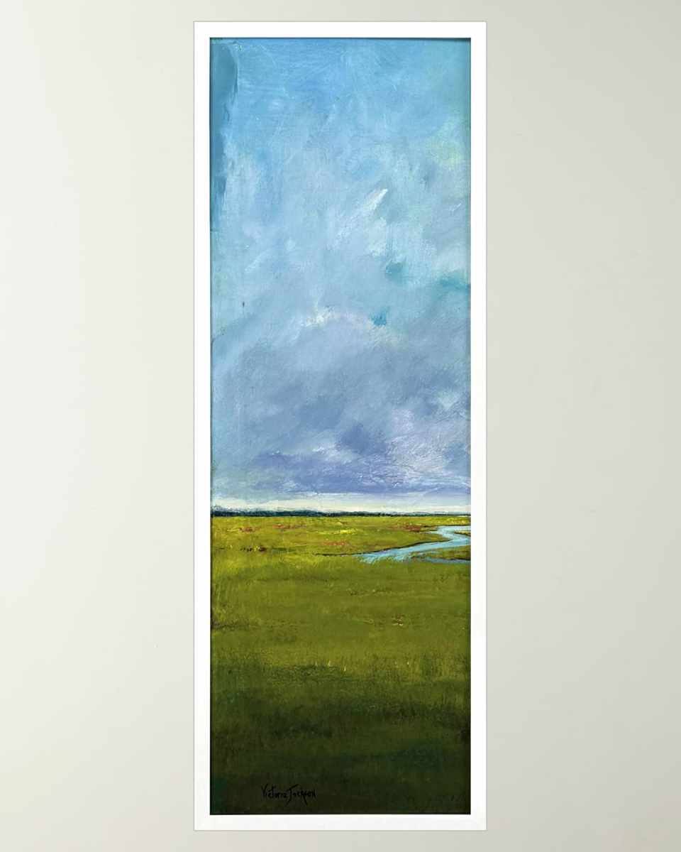 "Settle into Dusk I" Framed Giclee